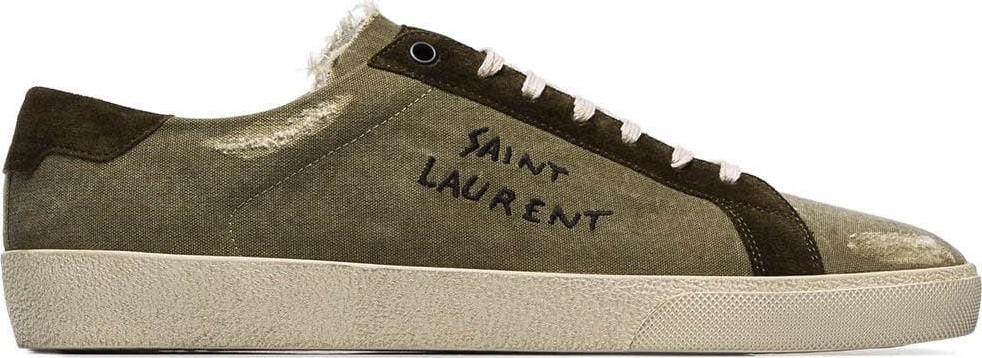 Saint Laurent green SL06 sneakers