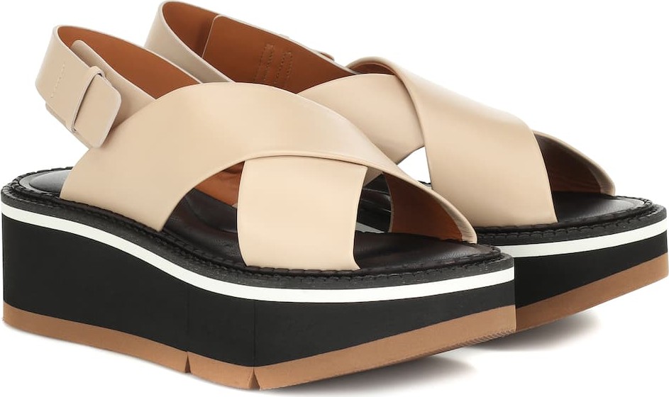 Robert Clergerie Anae platform leather sandals