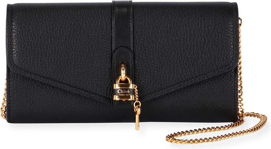 Chloe Aby Long Flap Wallet on Chain