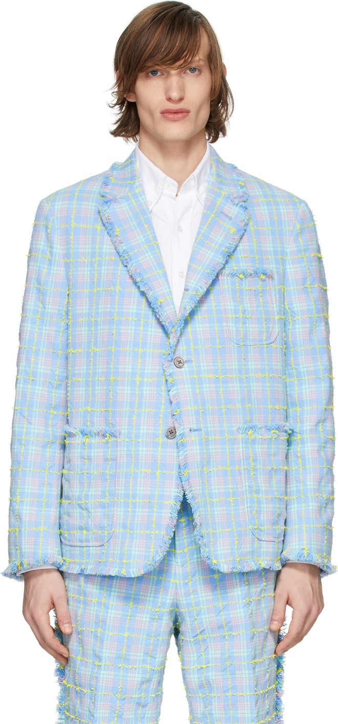 Thom Browne Multicolor Tweed Seasonal Blazer