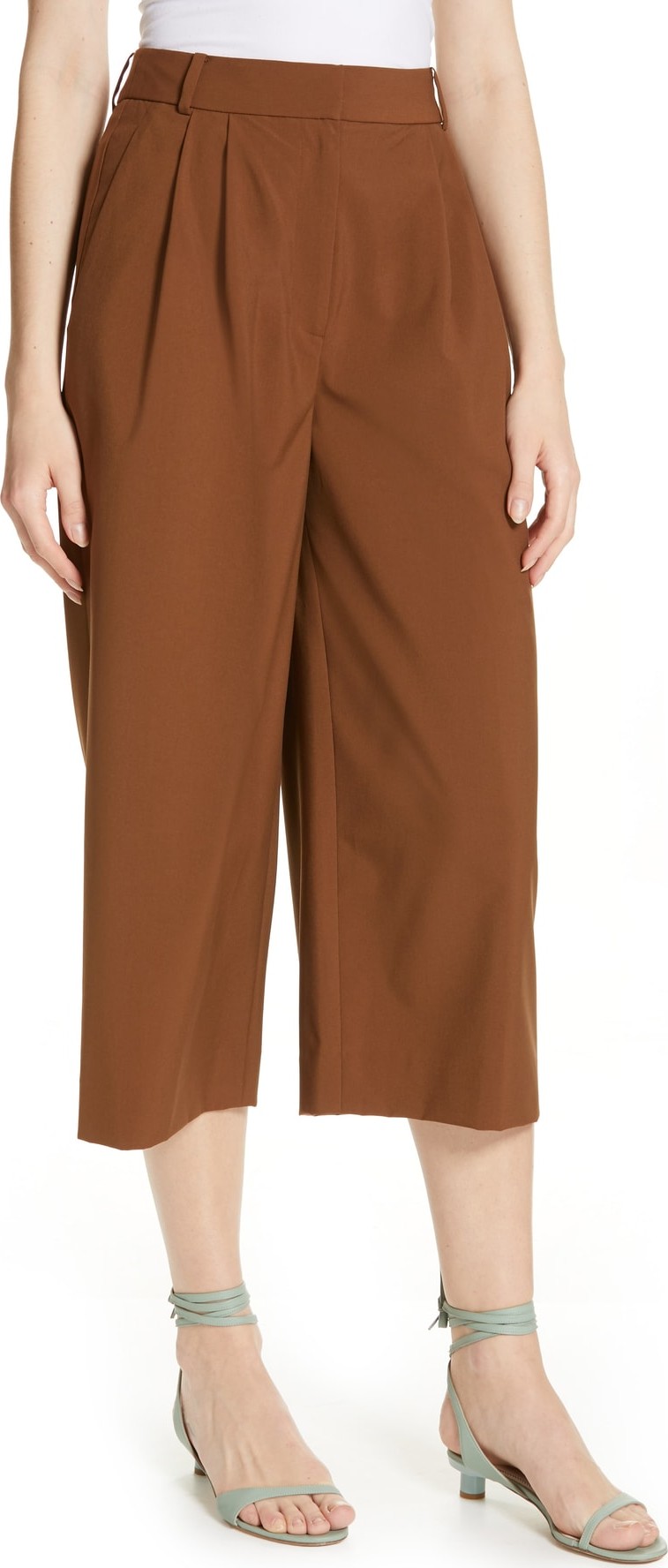 Tibi Stella Edith Pleated Culottes