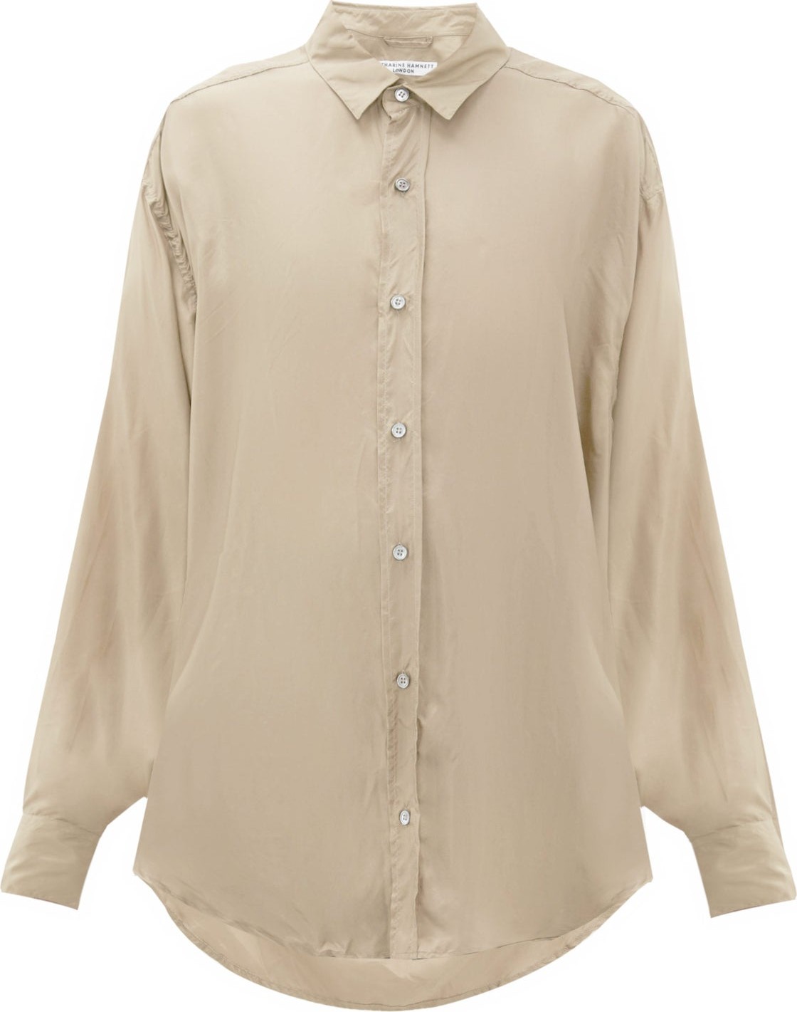 Katharine Hamnett Nicola silk-satin shirt