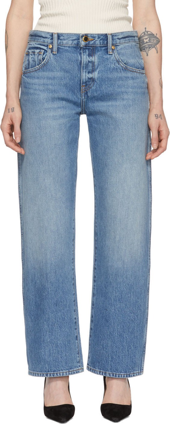 Khaite Blue 'The Kerrie' Jeans