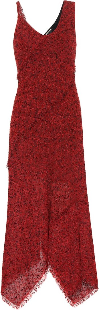 Roland Mouret Amargo wool-blend midi dress