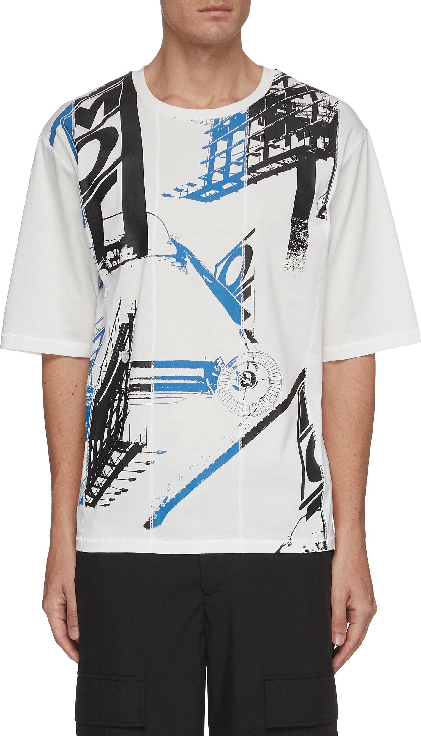 3.1 Phillip Lim Roadster print boxy T-shirt