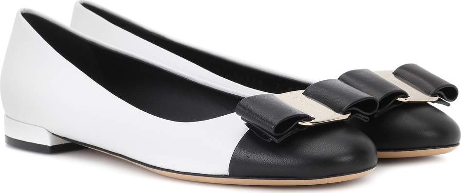 Salvatore Ferragamo Varina leather ballerinas