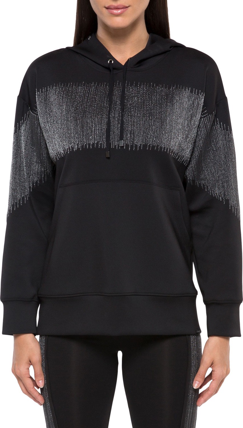 KORAL Titrate Scuba Metallic Pullover Hoodie