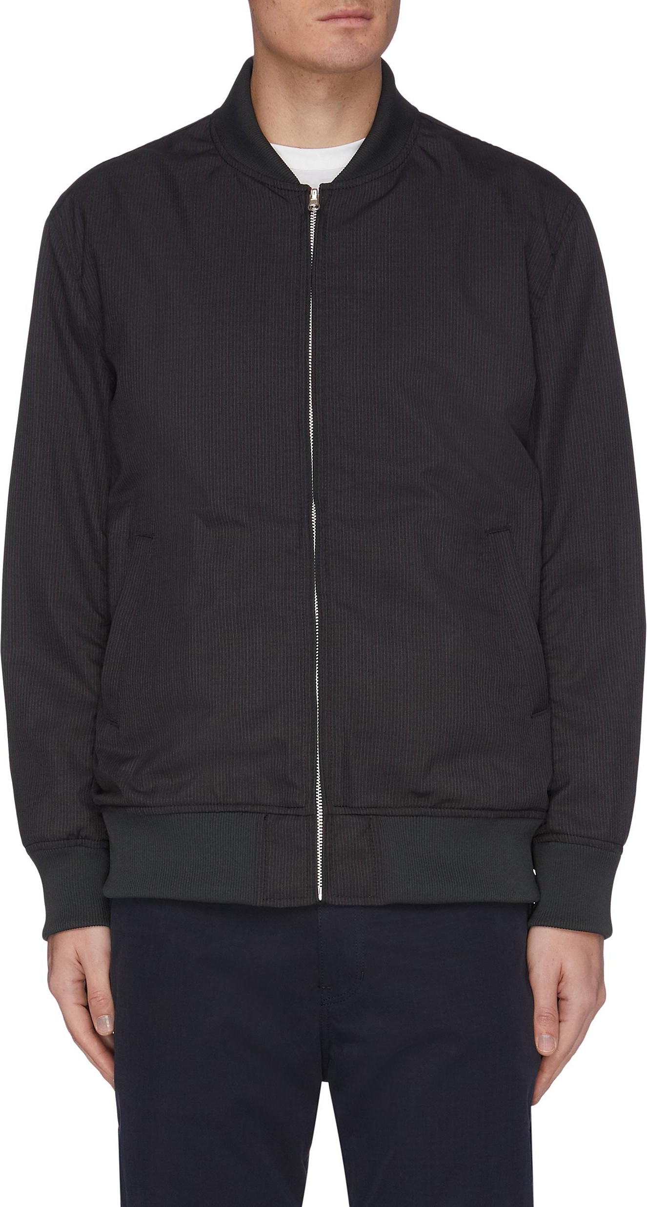 Comme des Garçons Homme Reversible colourblock bomber jacket