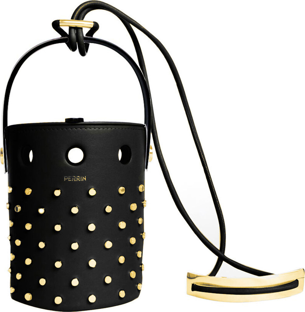 Perrin Paris Le Mini Seau Studded Bucket Bag