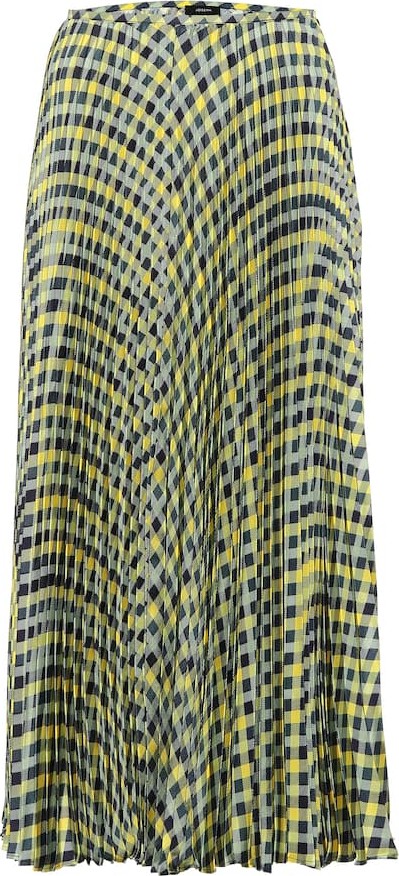 Joseph Pleated silk skirt
