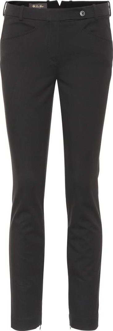 Loro Piana Stretch-cotton skinny pants