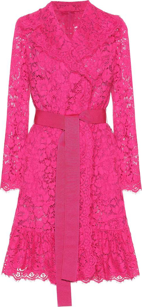 Dolce & Gabbana Lace wrap dress