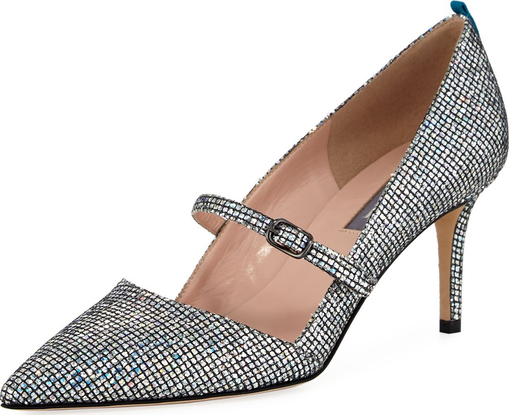 SJP by Sarah Jessica Parker Nirvana Iridescent 70mm Pump, Silver
