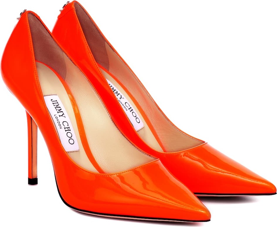 Jimmy Choo Love 100 patent leather pumps