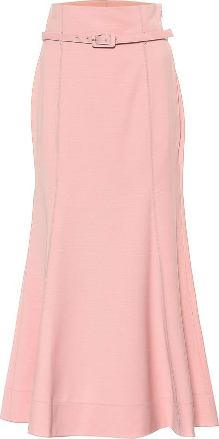 Gabriela Hearst Severin wool midi skirt