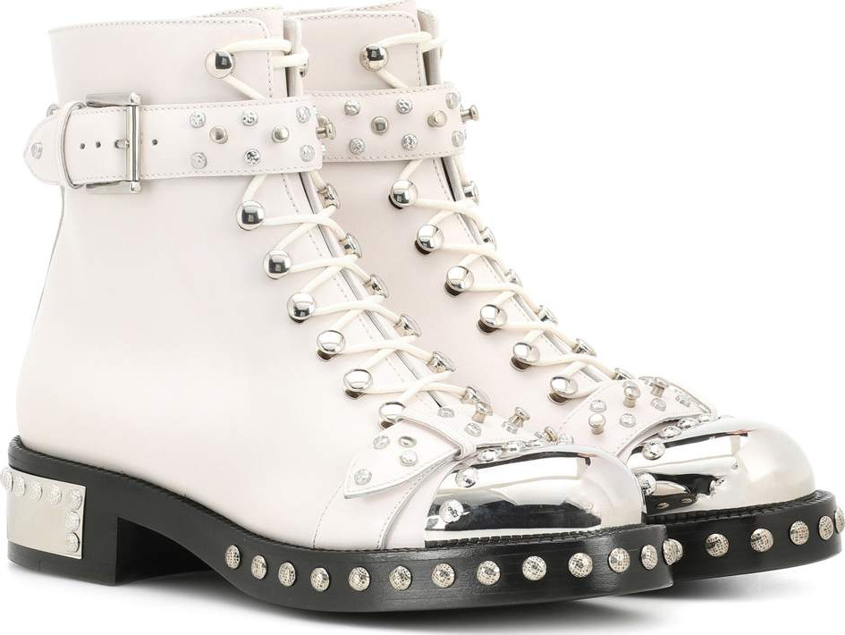 Alexander McQueen Leather ankle boots