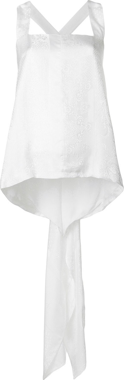 Givenchy lace printed draped top