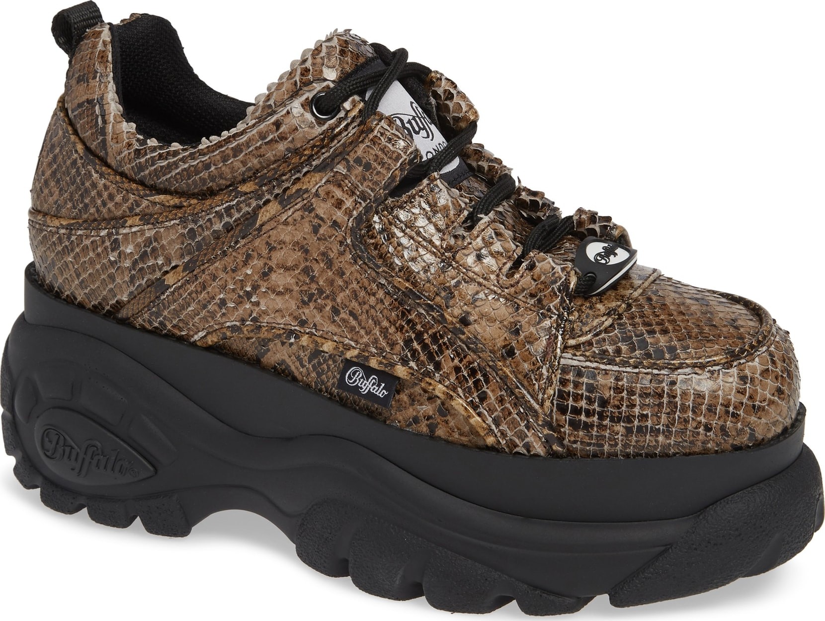 Junya Watanabe x Buffalo London Python Print Platform Sneaker