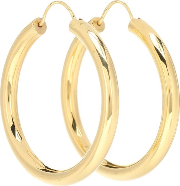 Theodora Warre Gypsy 18-kt gold-plated hoop earrings
