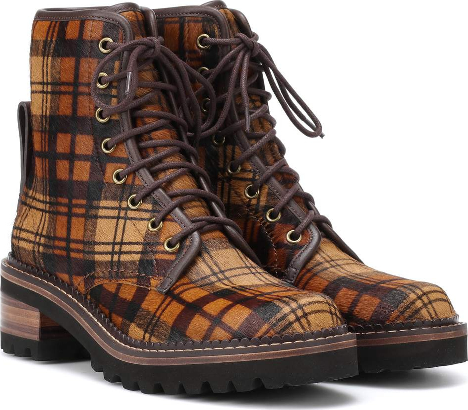 See By Chloé Liegi calf hair ankle boots