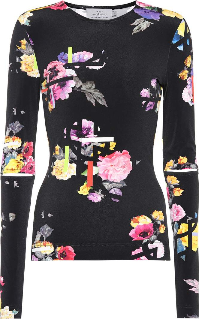 Preen Aidan floral printed top