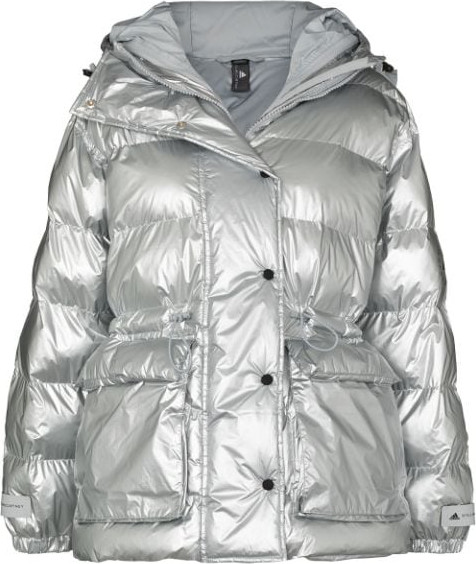Adidas By Stella McCartney - X Stella McCartney metallic puffer jacket