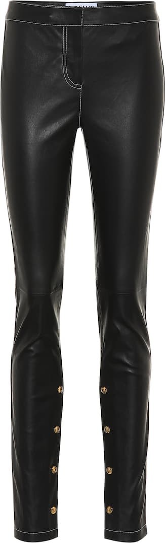 LOEWE Embellished leather pants