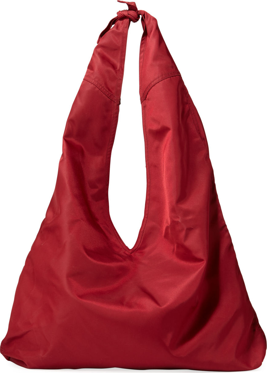 THE ROW Bindle Knot Nylon Hobo Bag