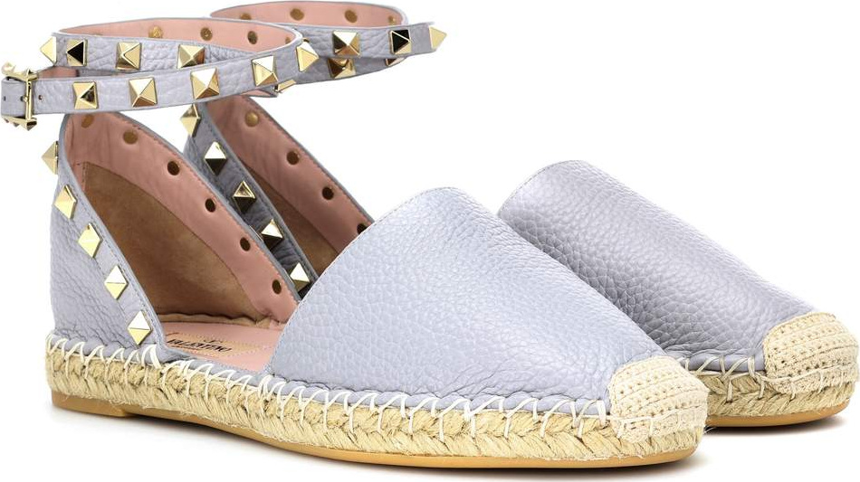 Valentino Valentino Garavani Rockstud leather espadrilles