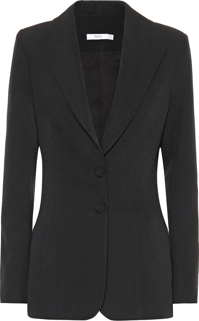 Safiyaa Koemi crêpe blazer