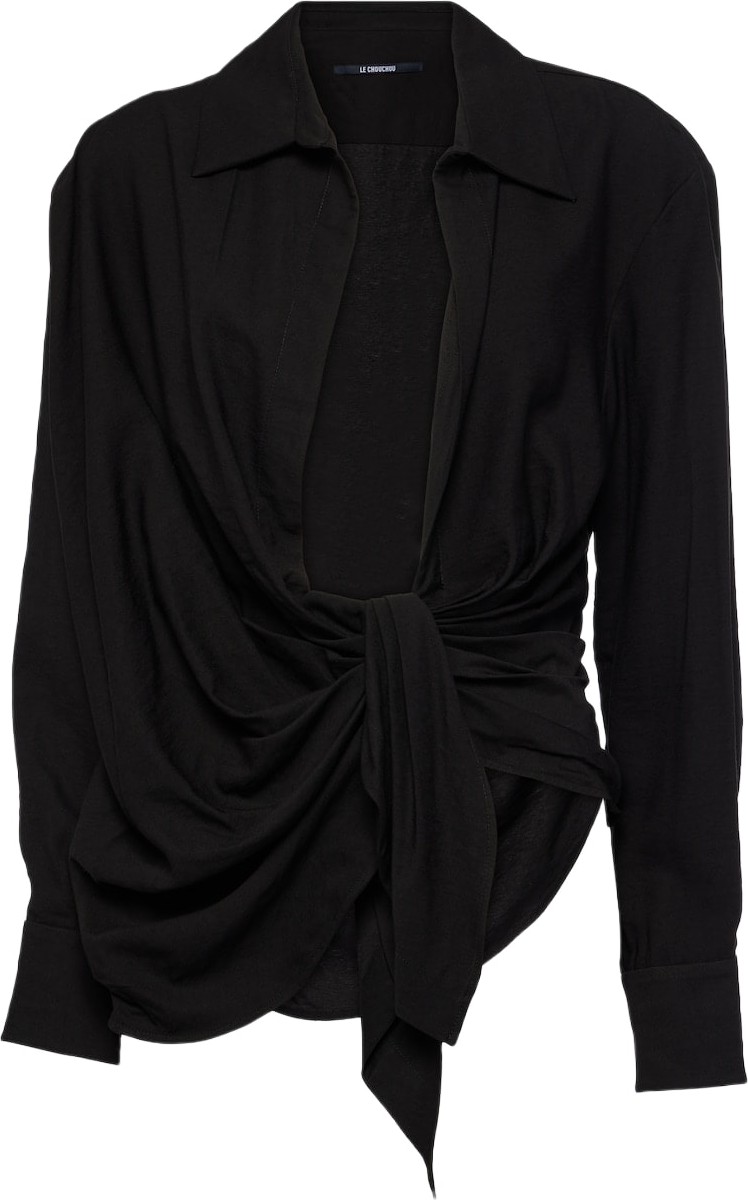 Jacquemus - La Chemise Bahia tie-detail top