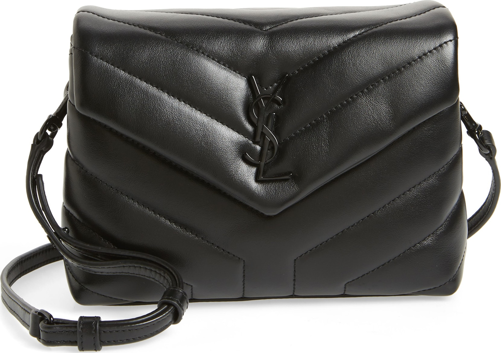 Saint Laurent Toy Loulou Leather Crossbody Bag