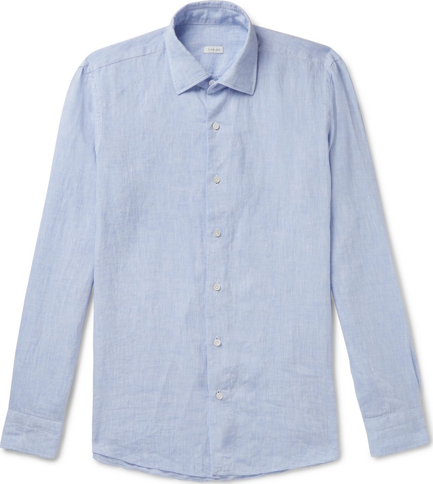 Caruso Slim-Fit Linen Shirt