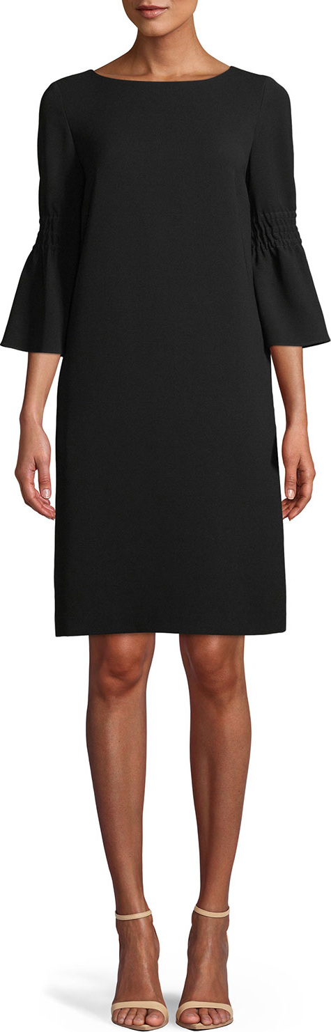 Lafayette 148 New York Lorelie Finesse Crepe Shift Dress