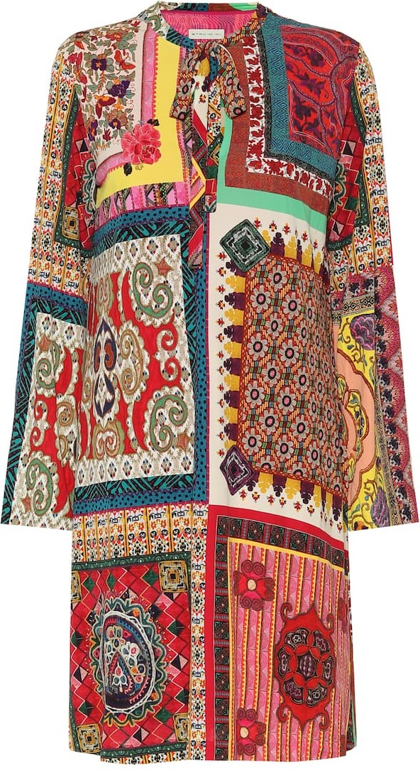 Etro Printed midi dress