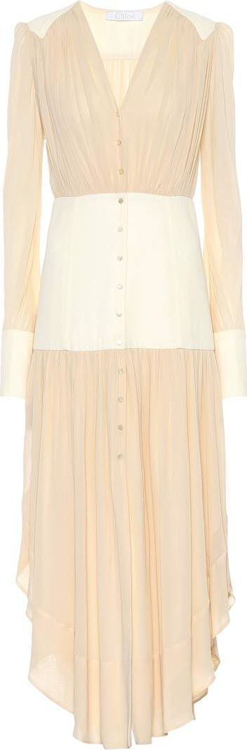 Chloe Silk midi dress