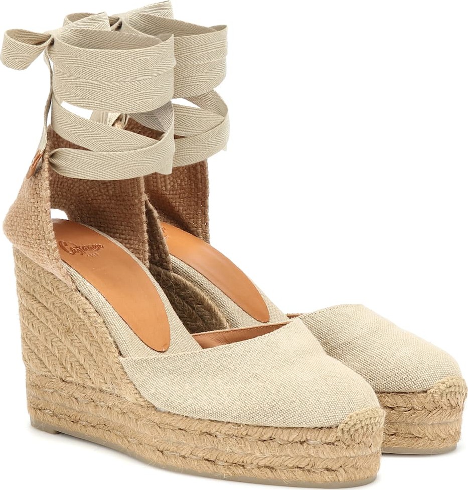 Castaner Carina canvas wedge espadrilles