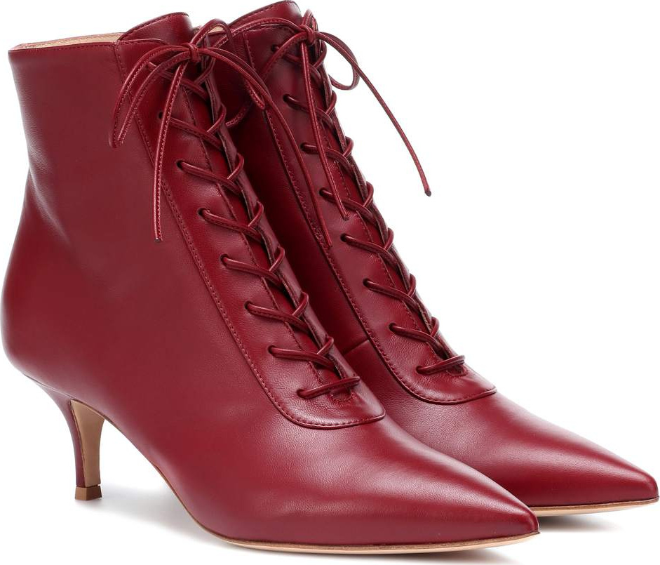 Gianvito Rossi Gillian 55 leather ankle boots