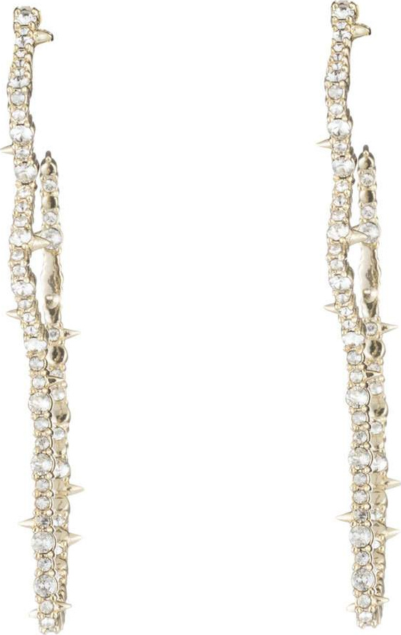 Alexis Bittar Crystal Encrusted Tulip Hoop Earrings
