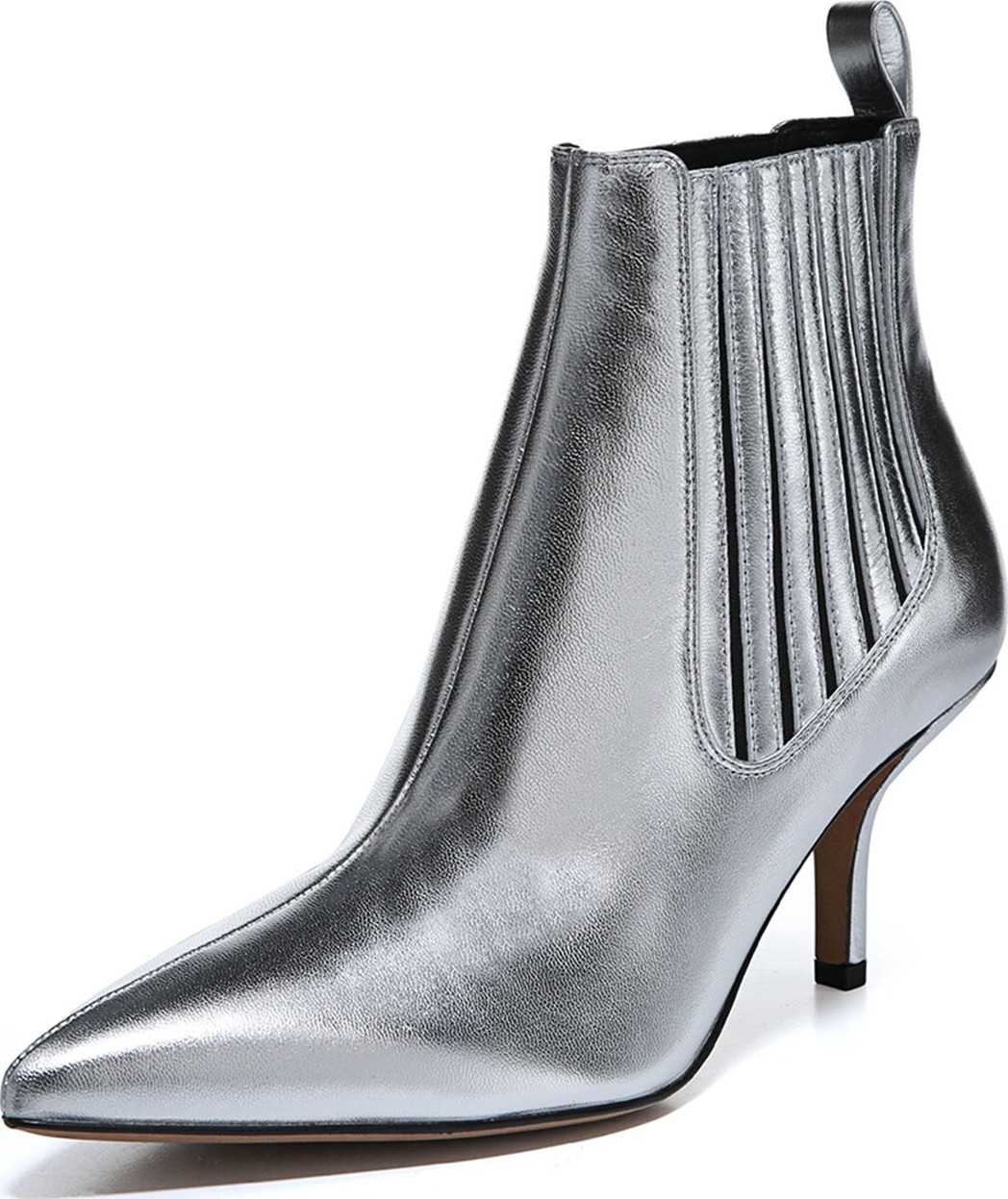 DIANE von FURSTENBERG Mollo Pointed Metallic Booties