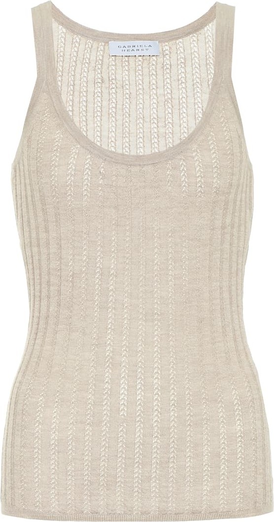 Gabriela Hearst Nevin cashmere and silk tank top