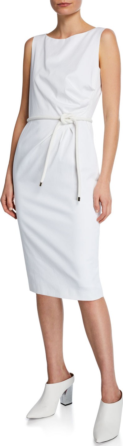 Max Mara Cordoba Sleeveless Belted Dress