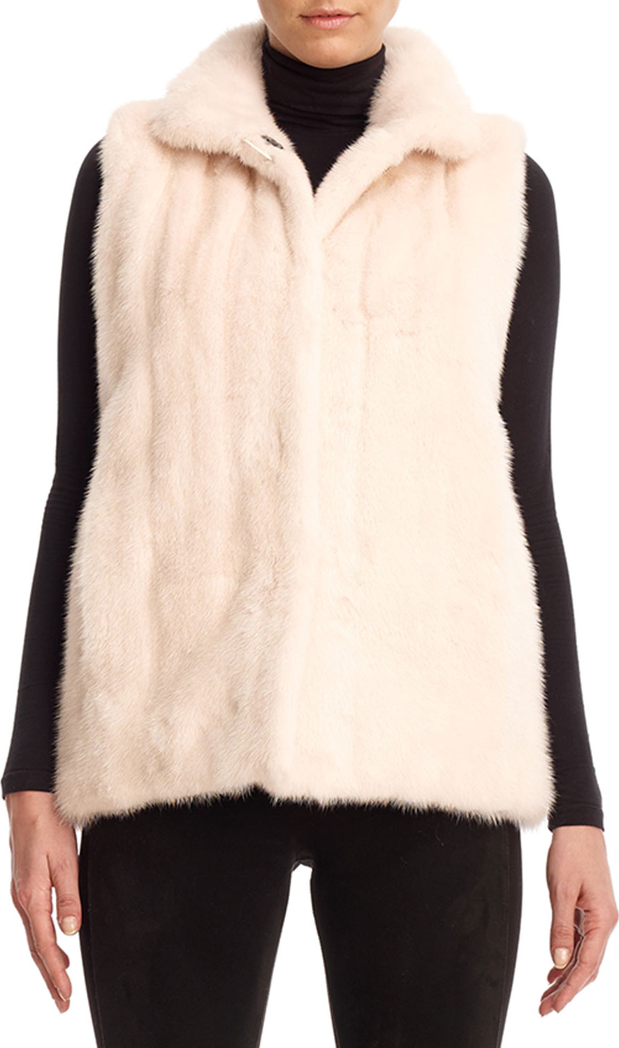 Gorski Reversible Mink Fur Down Vest