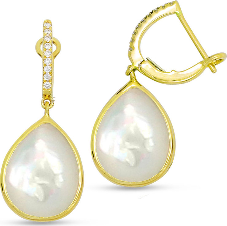 Frederic Sage 18K Mother-of-Pearl Earrings