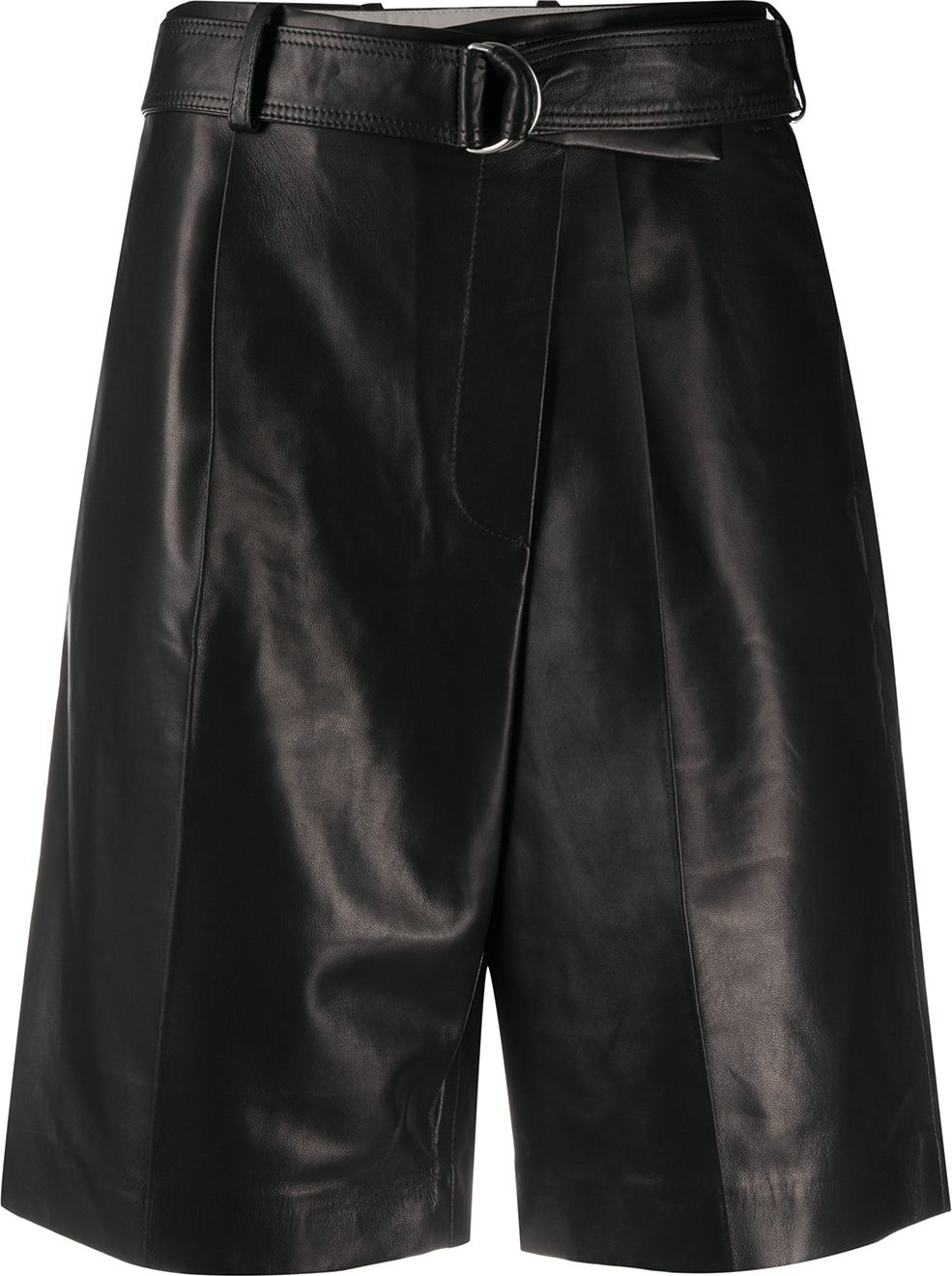 Helmut Lang - Matte belted shorts
