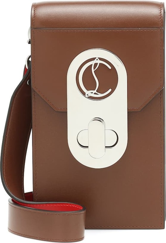 Christian Louboutin Elisa Phone Pouch leather crossbody bag