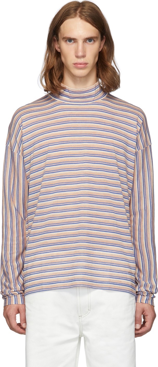 Marni Multicolor Striped Turtleneck