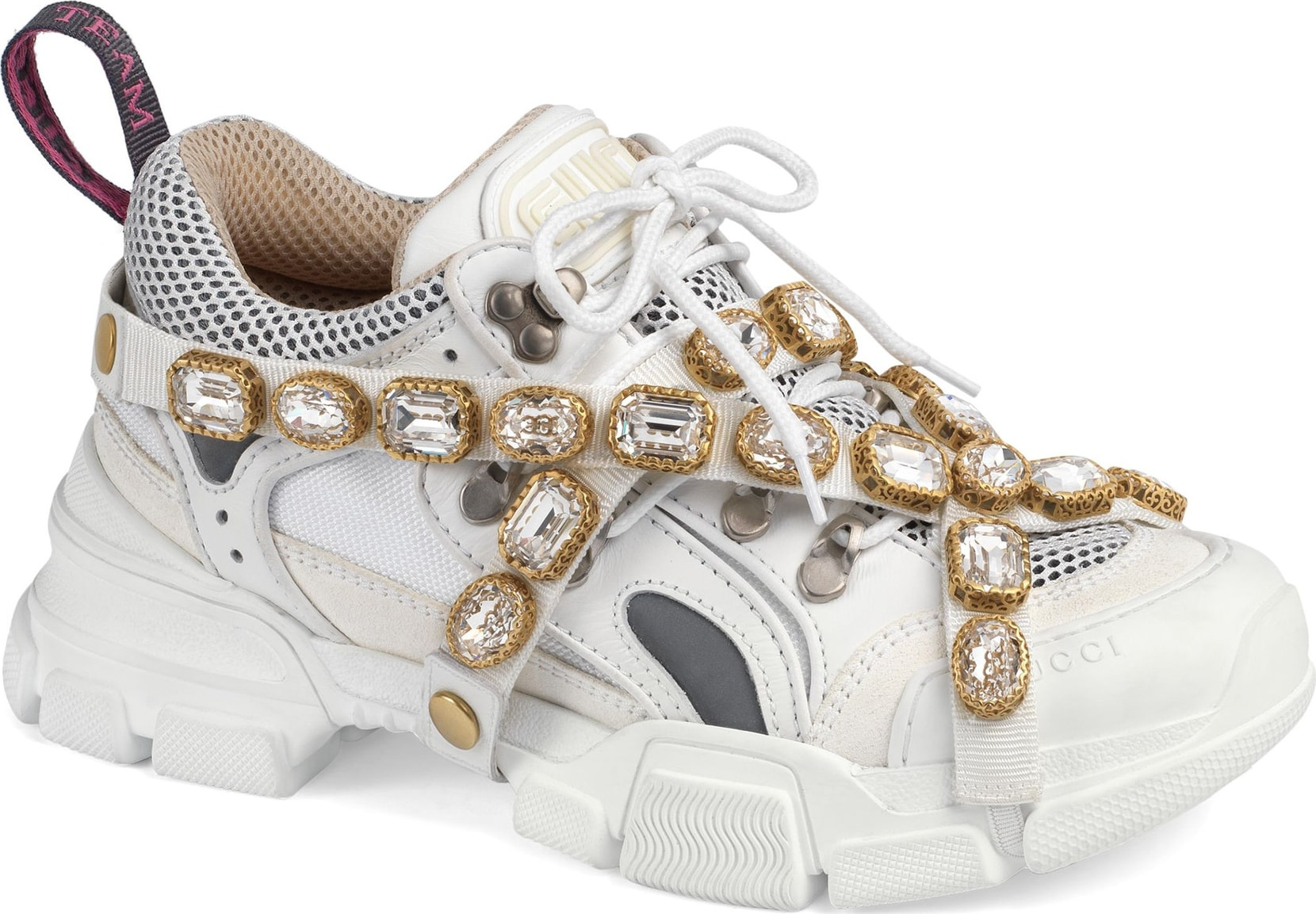 Gucci Journey Jewel Embellished Sneaker