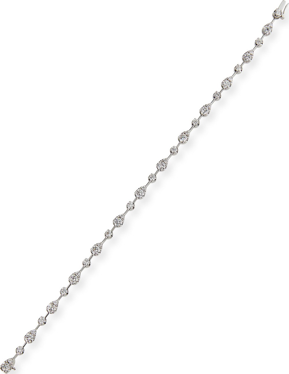 Memoire Vintage Petal Brilliant-Cut Diamond Bracelet