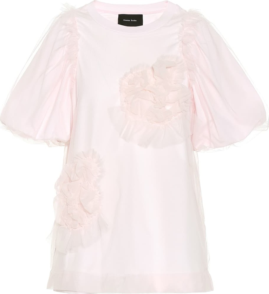 Simone Rocha Tulle and cotton top